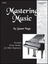 Mastering Music: Versatile Piano Studies for Older Beginners piano sheet music cover